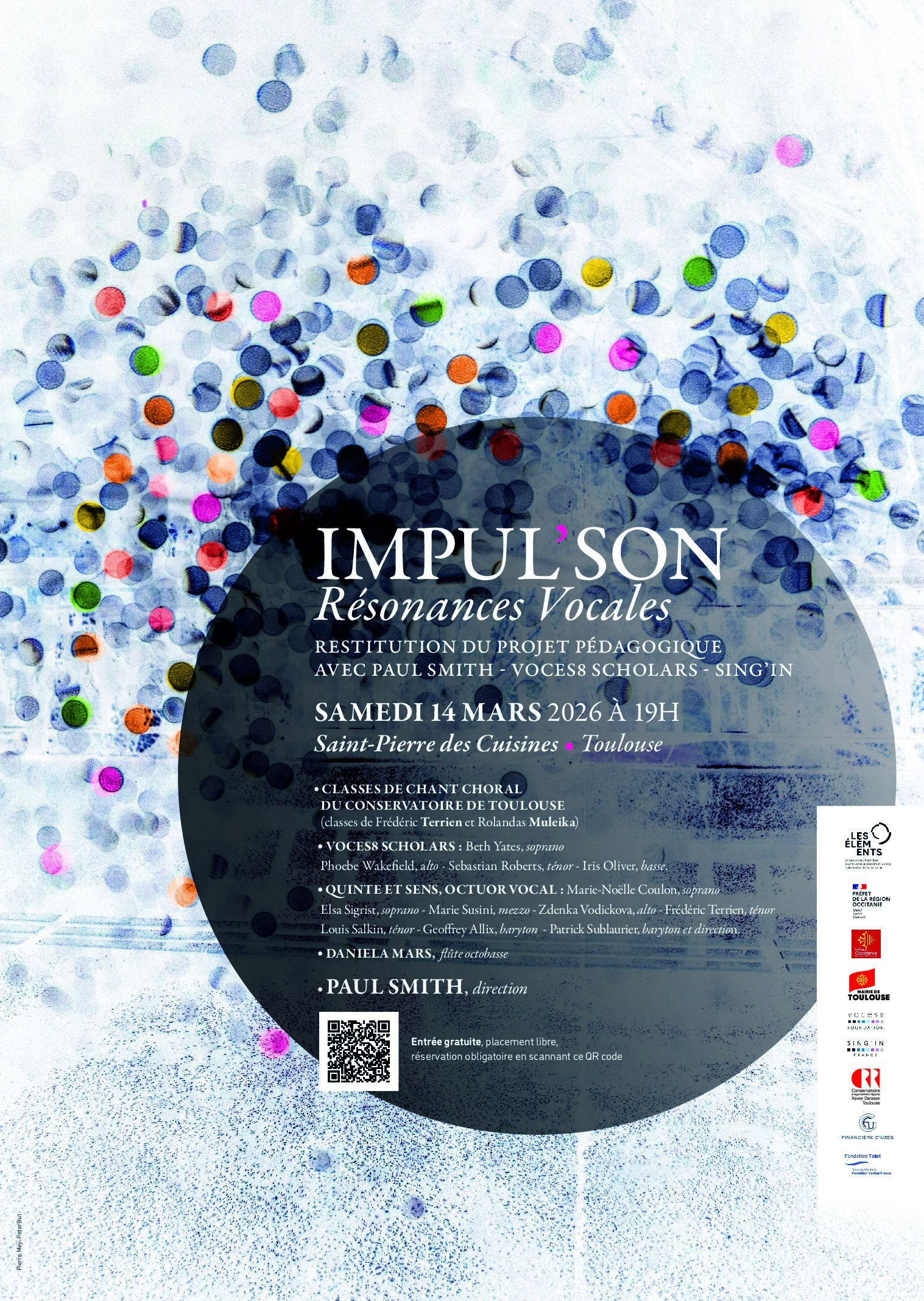 IMPUL’SON – Concert de restitution de projet avec Paul Smith et Voces8 Scholars
